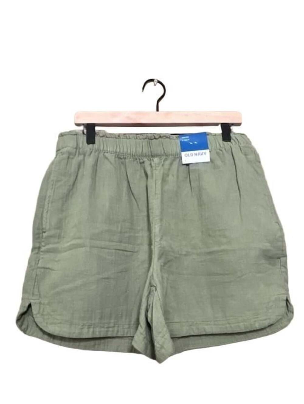 Old Navy High-Rise 5 Inseam Shorts Size L Green